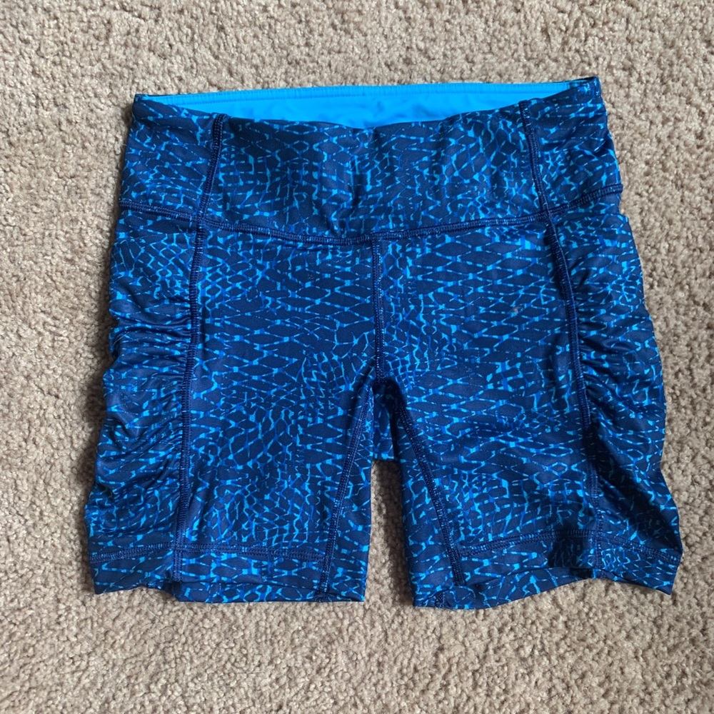 Lululemon Ruched Bike Shorts
